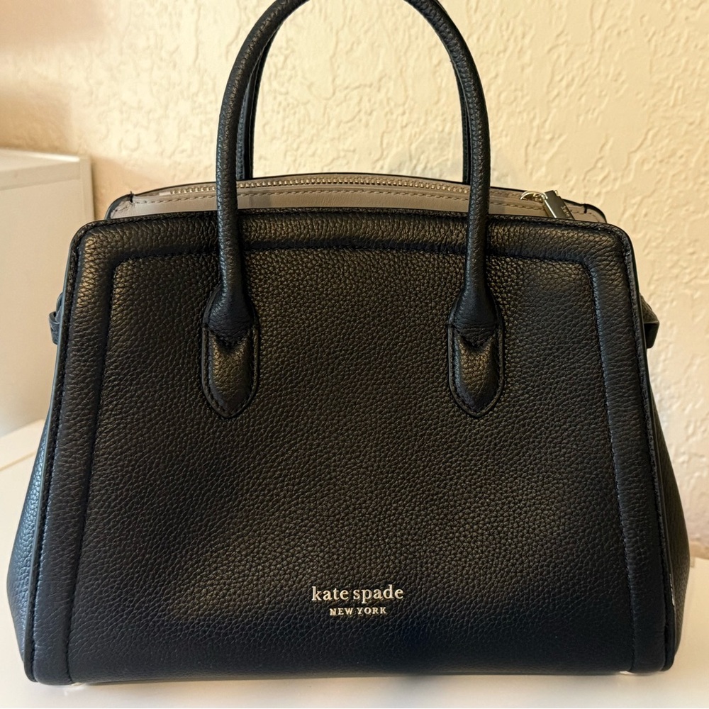 Kate Spade Black Satchel Bag EUC